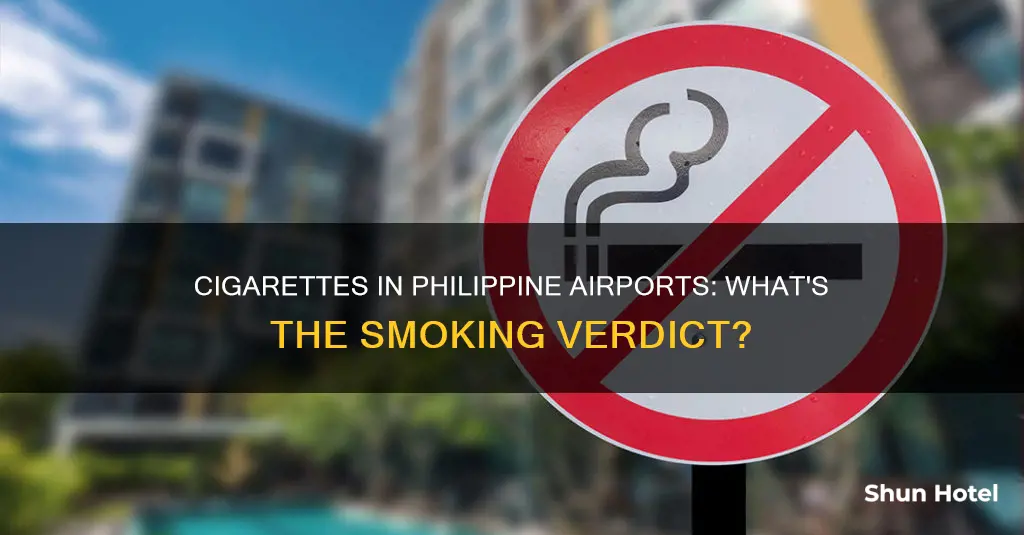 is cigarette allowed in airport philippines