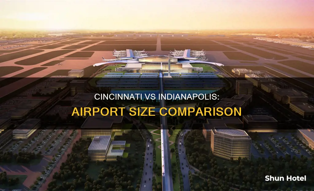 is cincinnati airport bigger than indianapolis