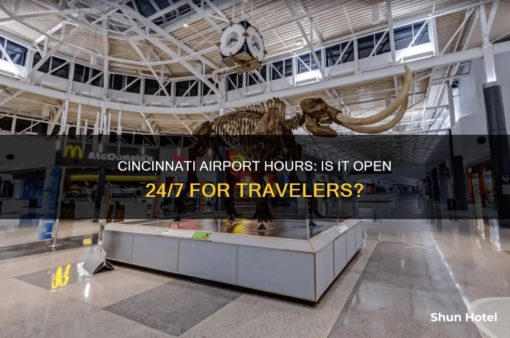 is cincinnati airport open 24 hours