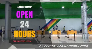Clark Airport Operating Hours: Is It Open 24/7?