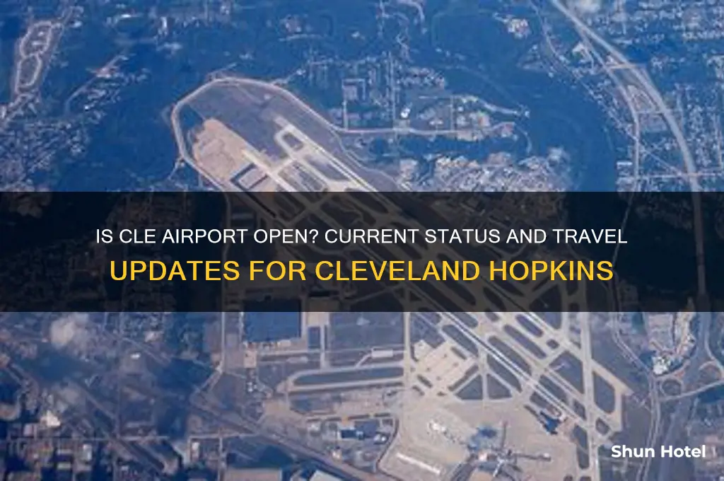 is cle airport open