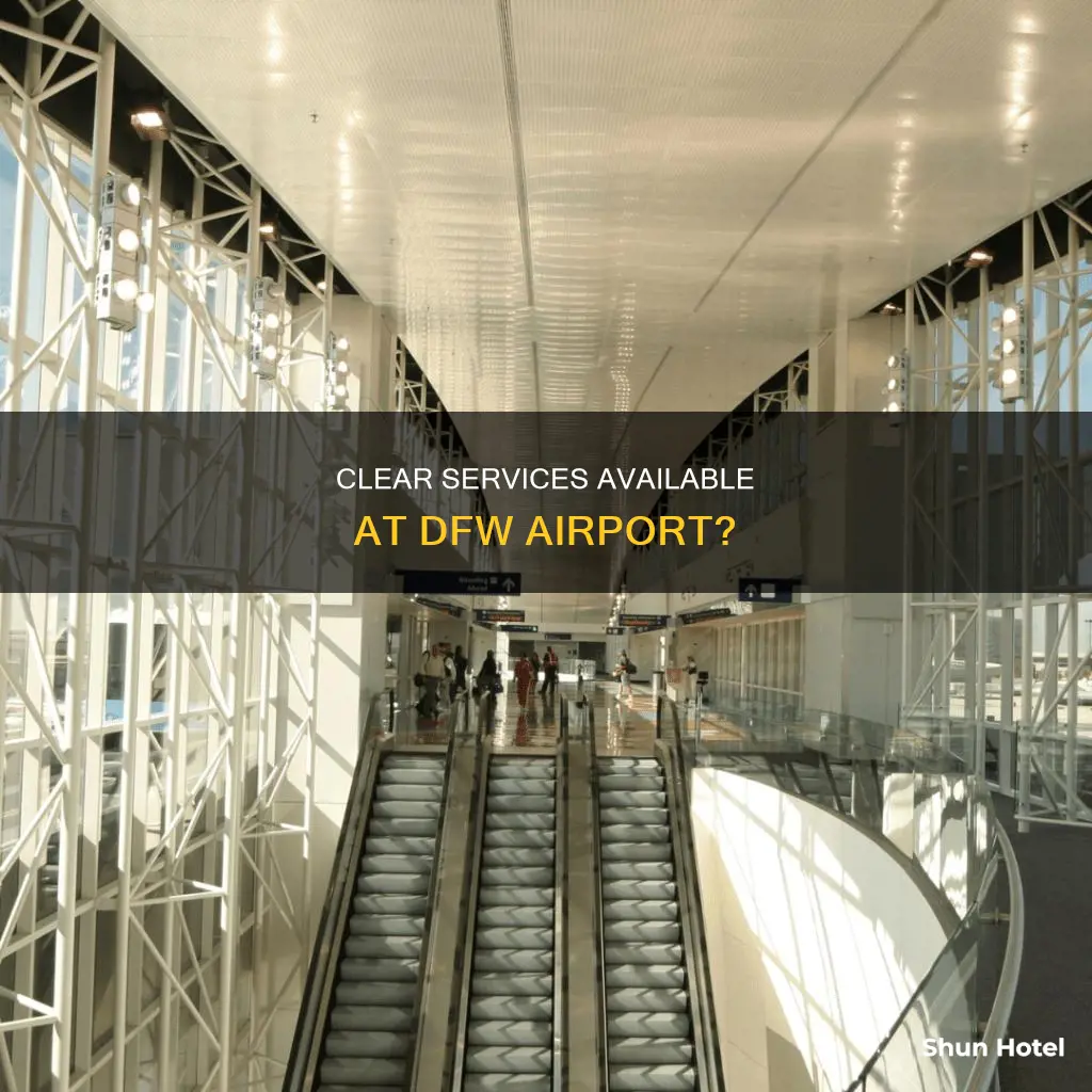 is clear available at dfw airport