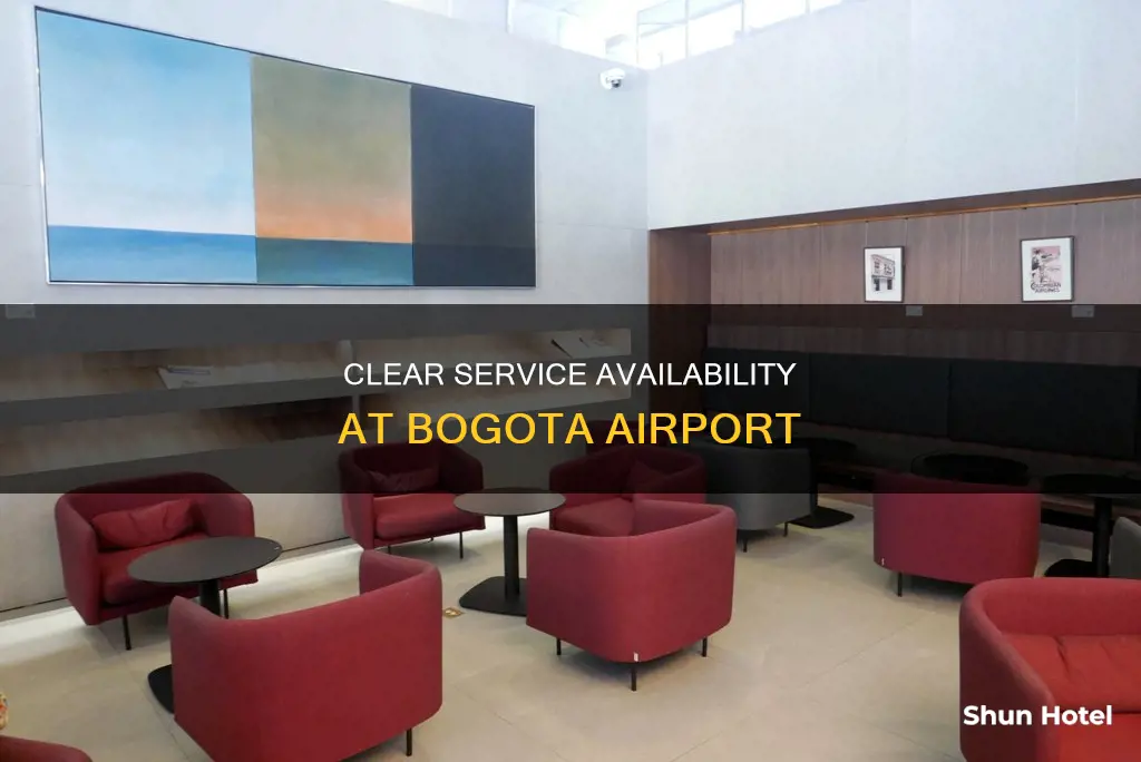 is clear offered in bogota airport