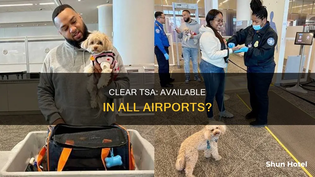 is clear tsa in all airports