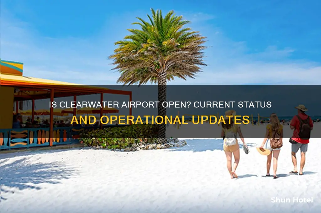 is clearwater airport open