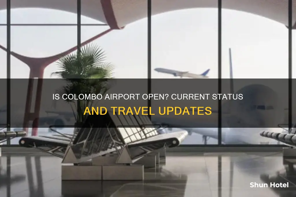 is colombo airport open