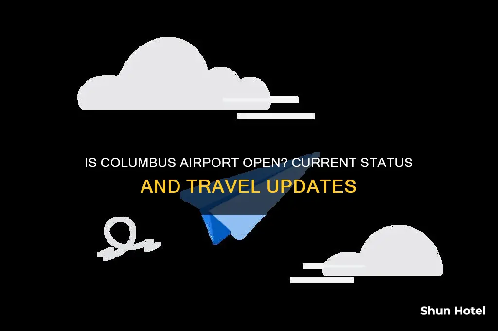 is columbus airport open