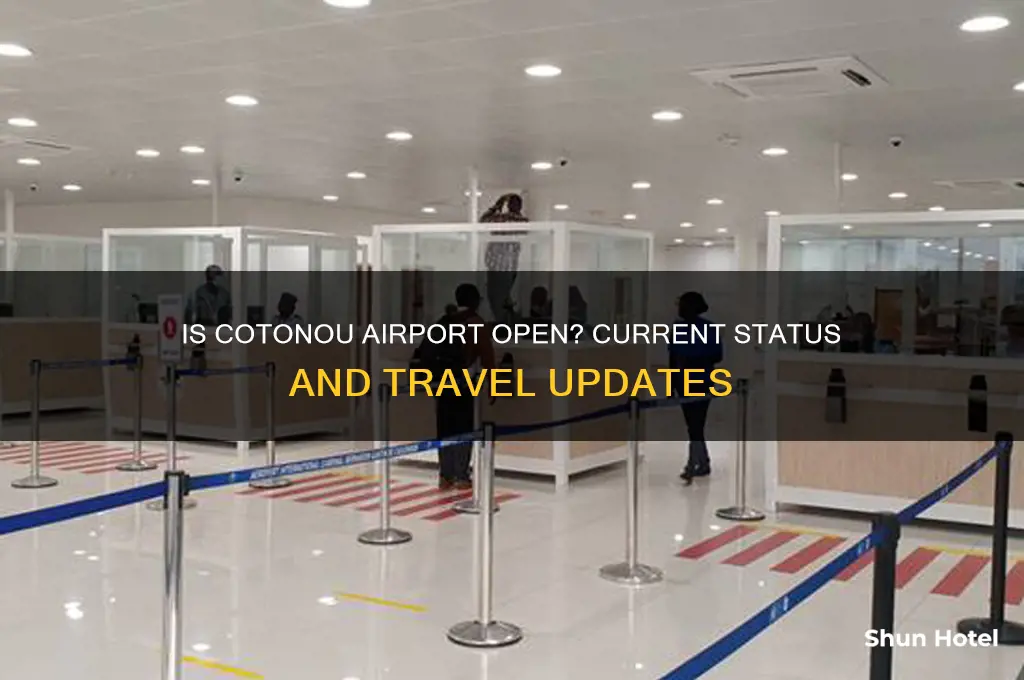 is cotonou airport open