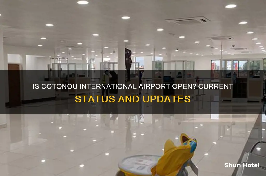 is cotonou international airport open