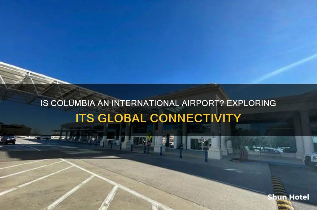 is coulmbia an international airport