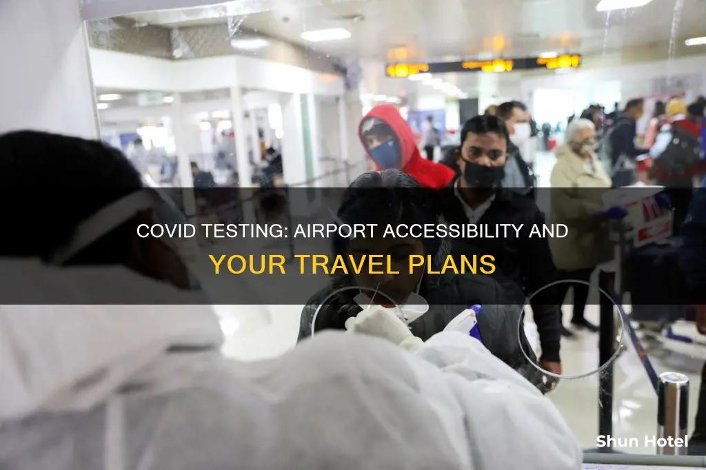 is covid test done at airport