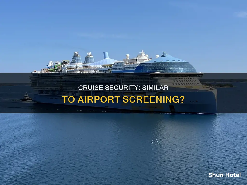 is cruise security like airport security