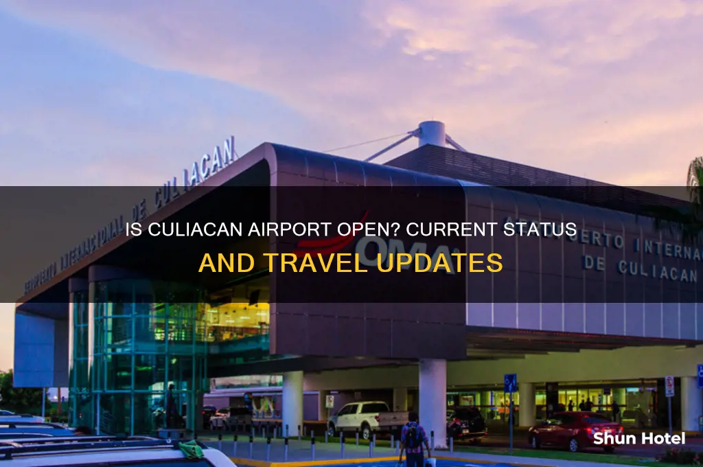 is culiacan airport open