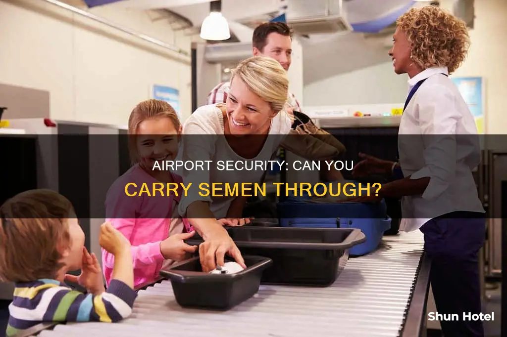 is cum stopped in airport security
