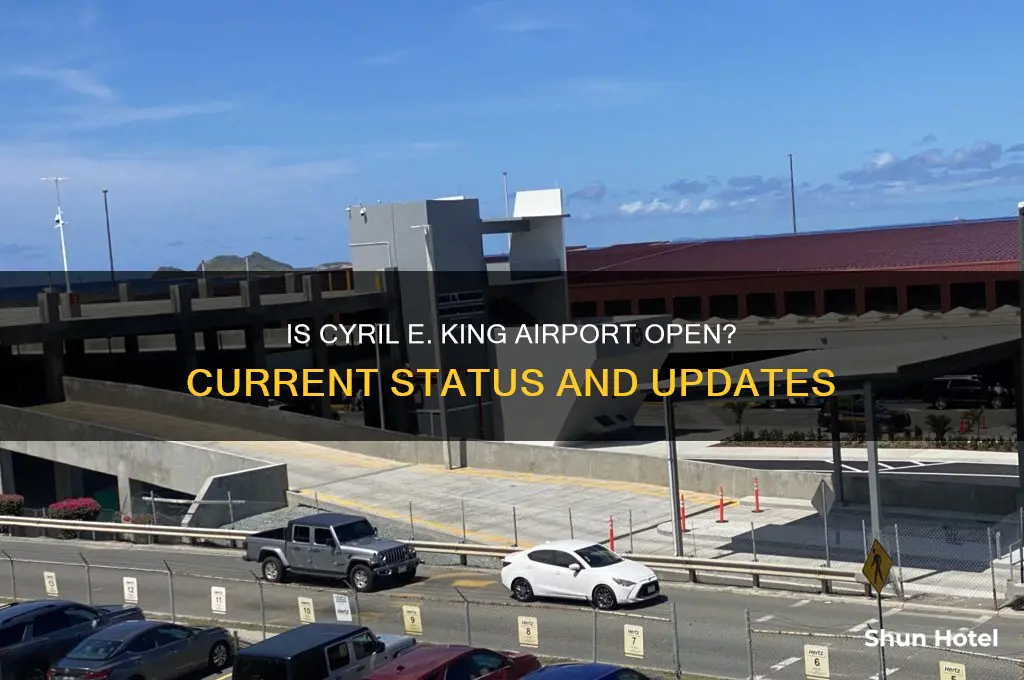 is cyril e king airport open