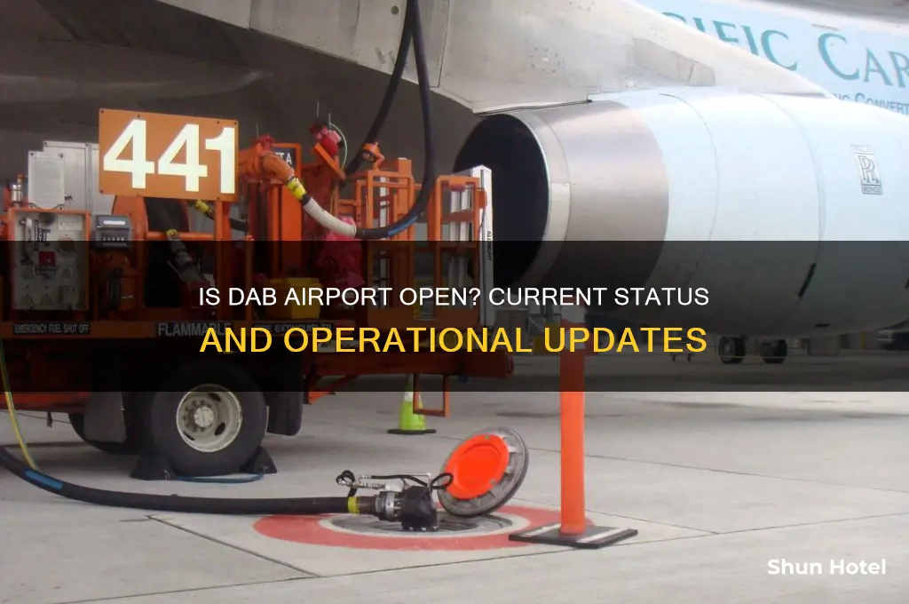 is dab airport open