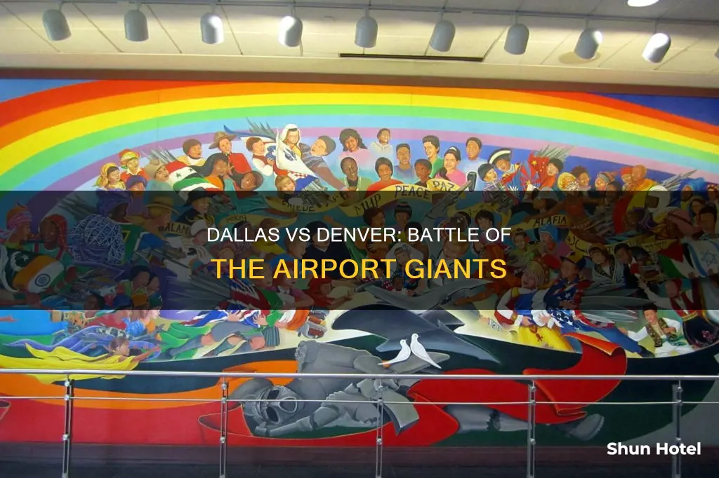 is dallas airport bigger than denver
