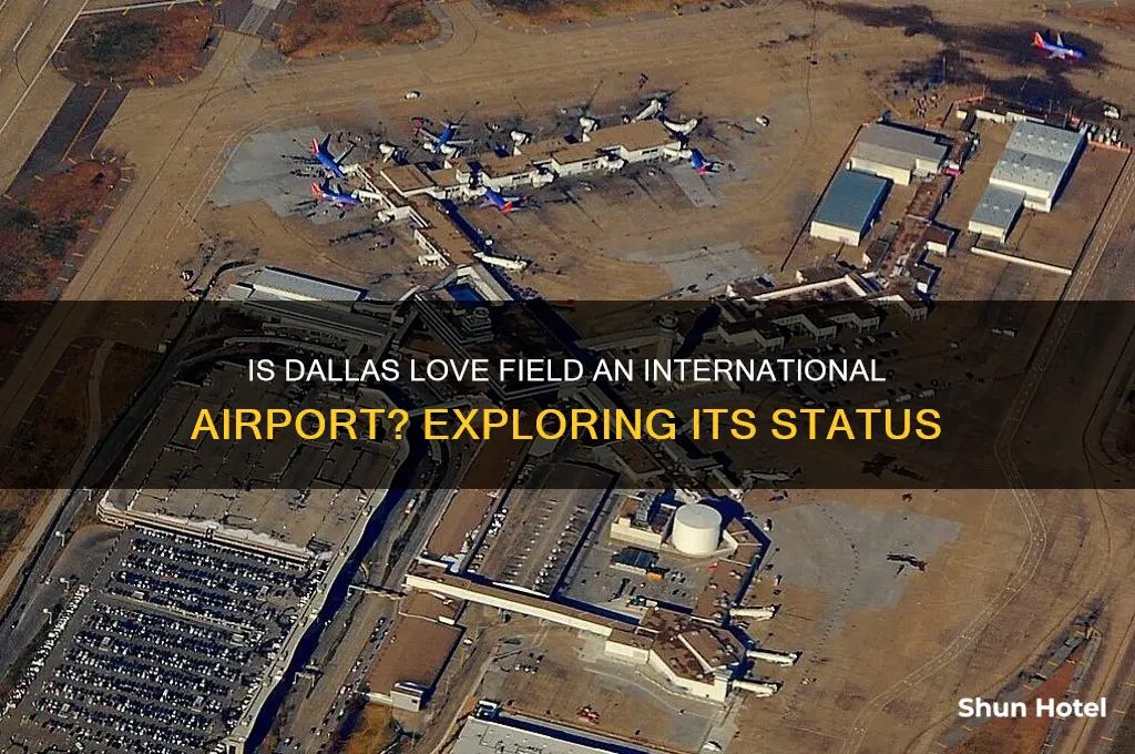 is dallas love field an international airport