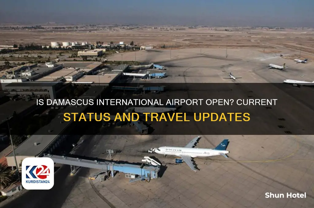 is damascus international airport open