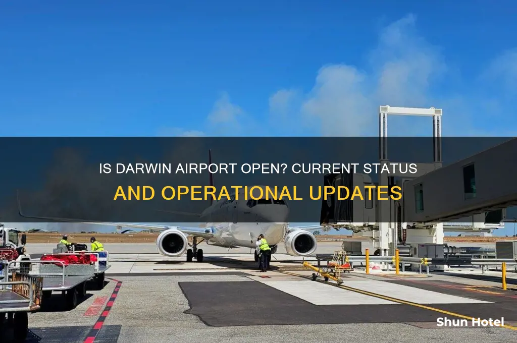 is darwin airport open