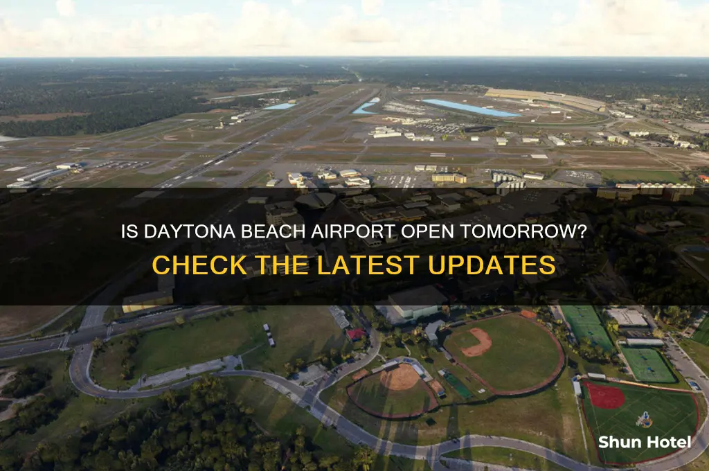 is daytona beach airport open tomorrow