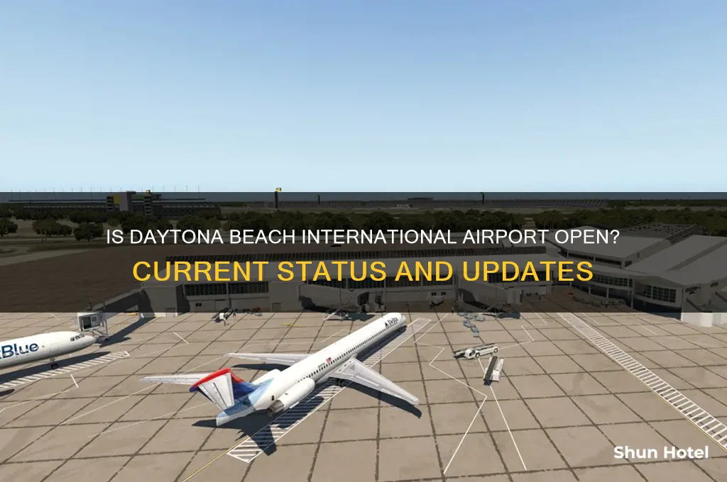 is daytona beach international airport open