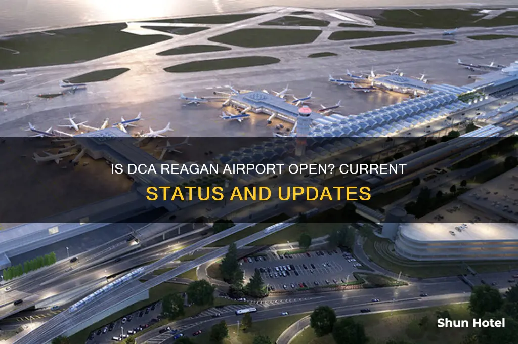 is dca reagan airport open