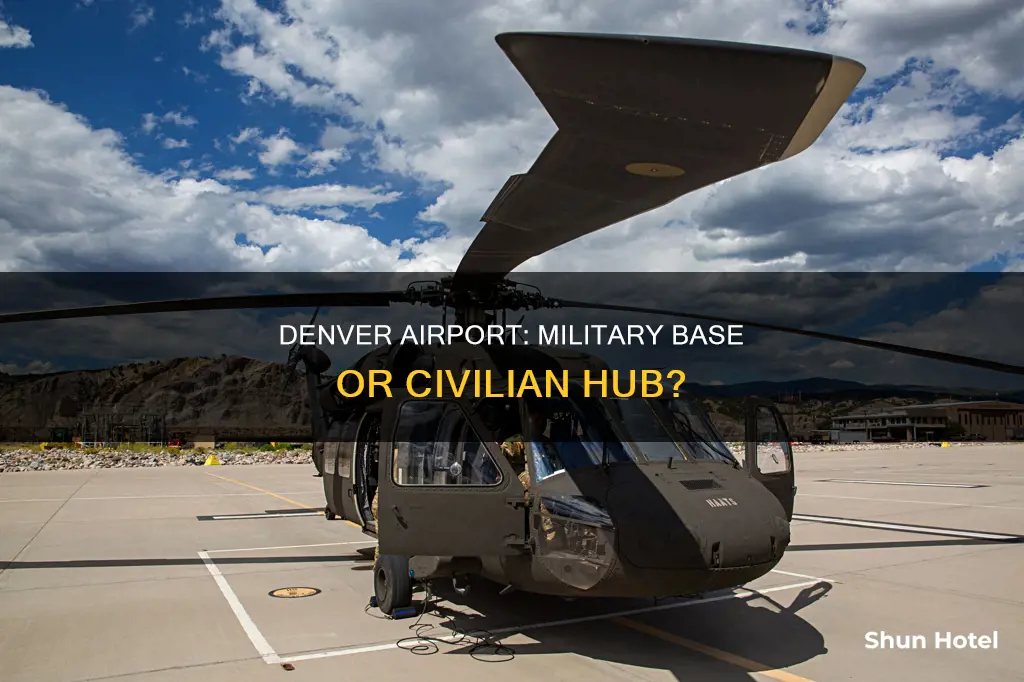 is denver airport a military base