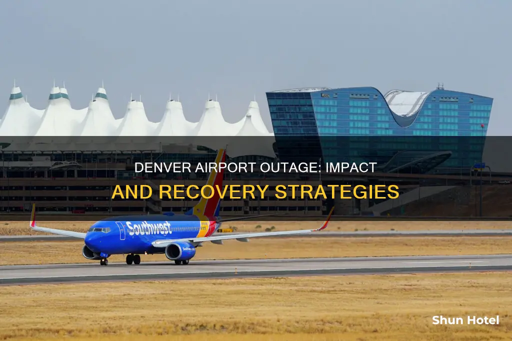 is denver airport affected by outage