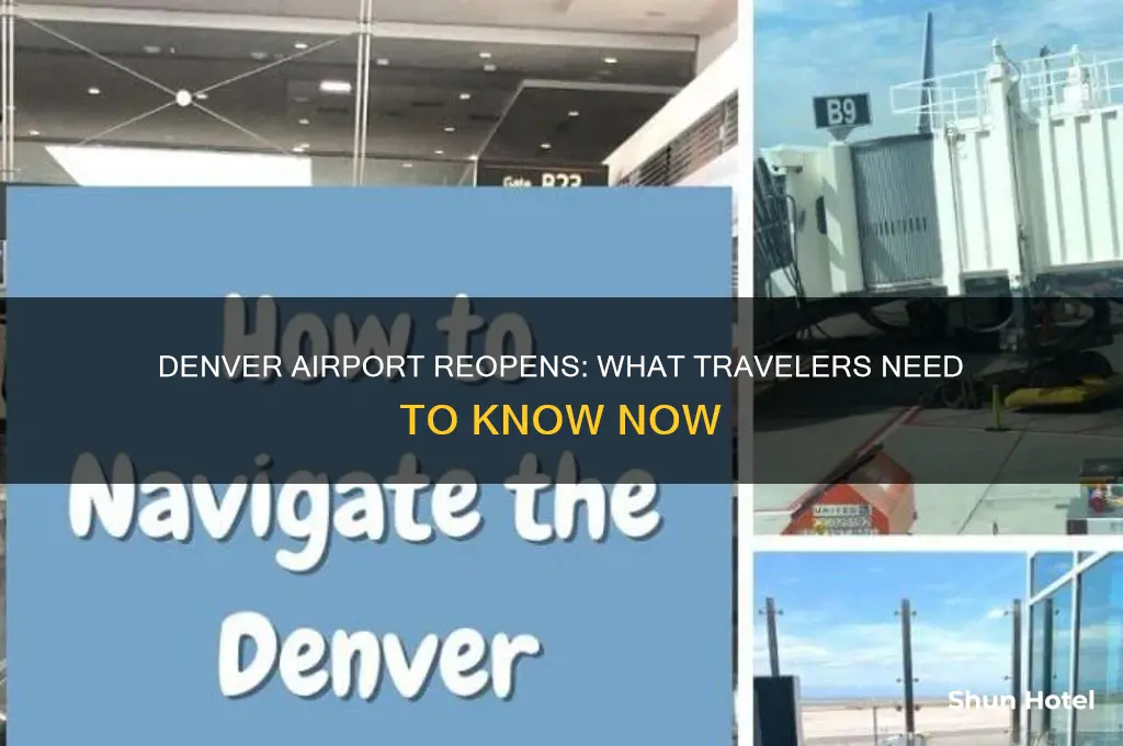 is denver airport back open