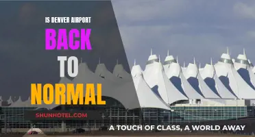 Denver Airport: Back to Business as Usual?