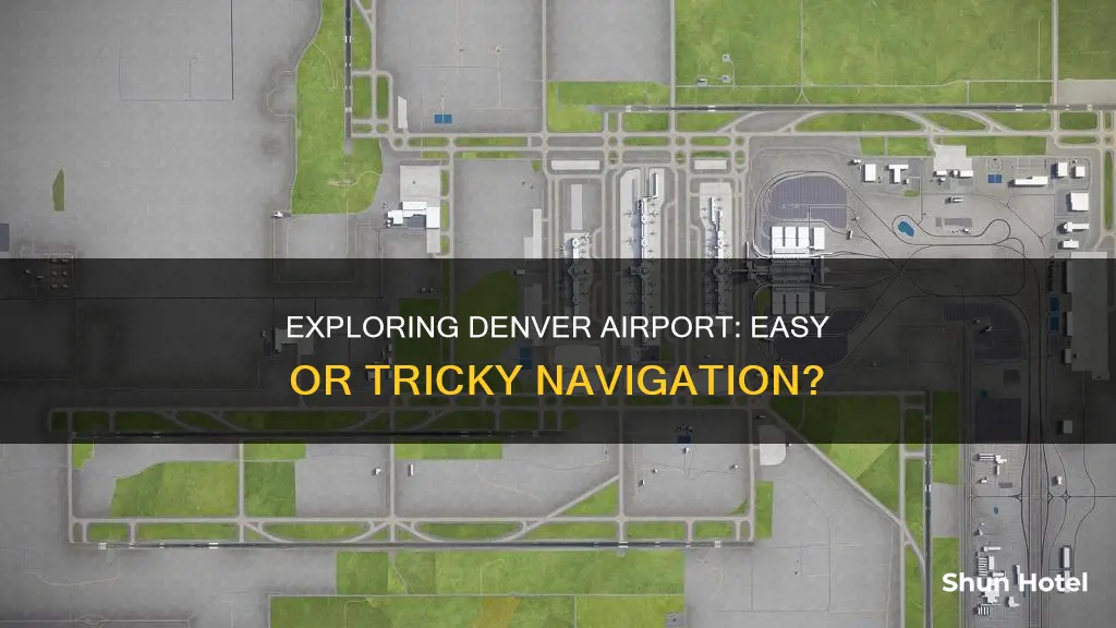 is denver airport hard to navigate
