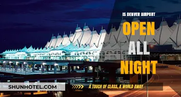 Is Denver Airport Open 24/7? Nighttime Travel Guide