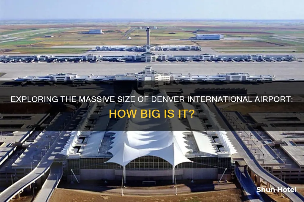 is denver international airport big