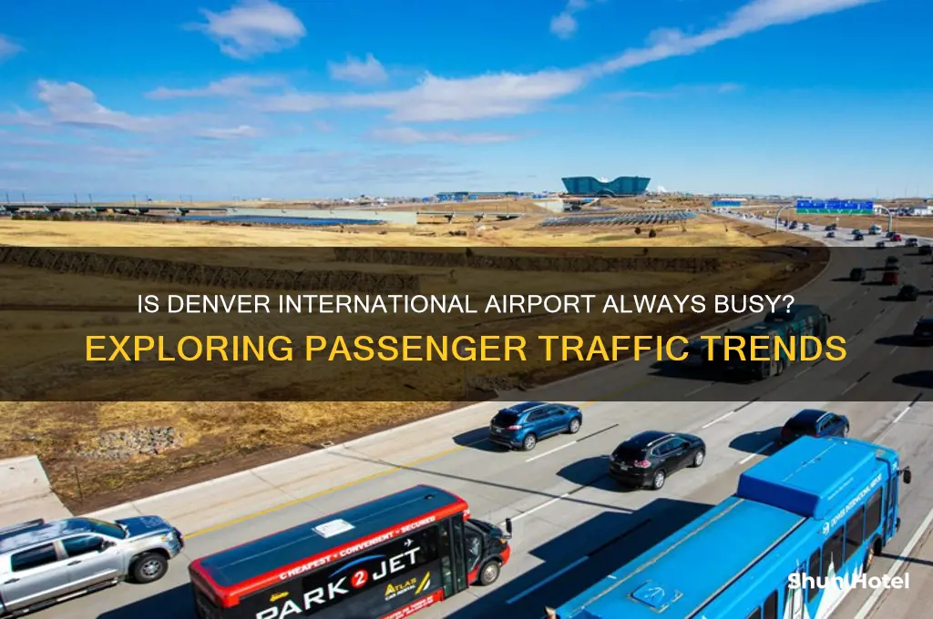 is denver international airport busy