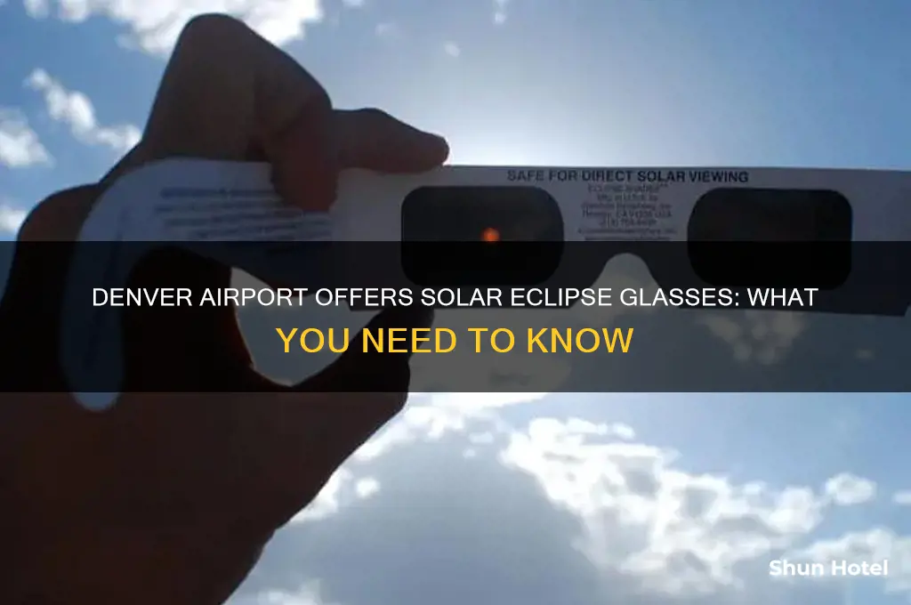 is denver international airport giving solar eclipse glassess