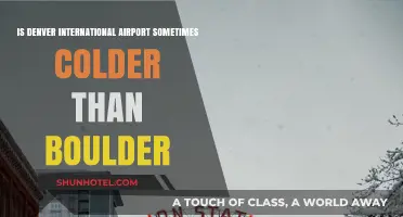 Denver Airport vs. Boulder: Which Spot Feels Colder in Winter?
