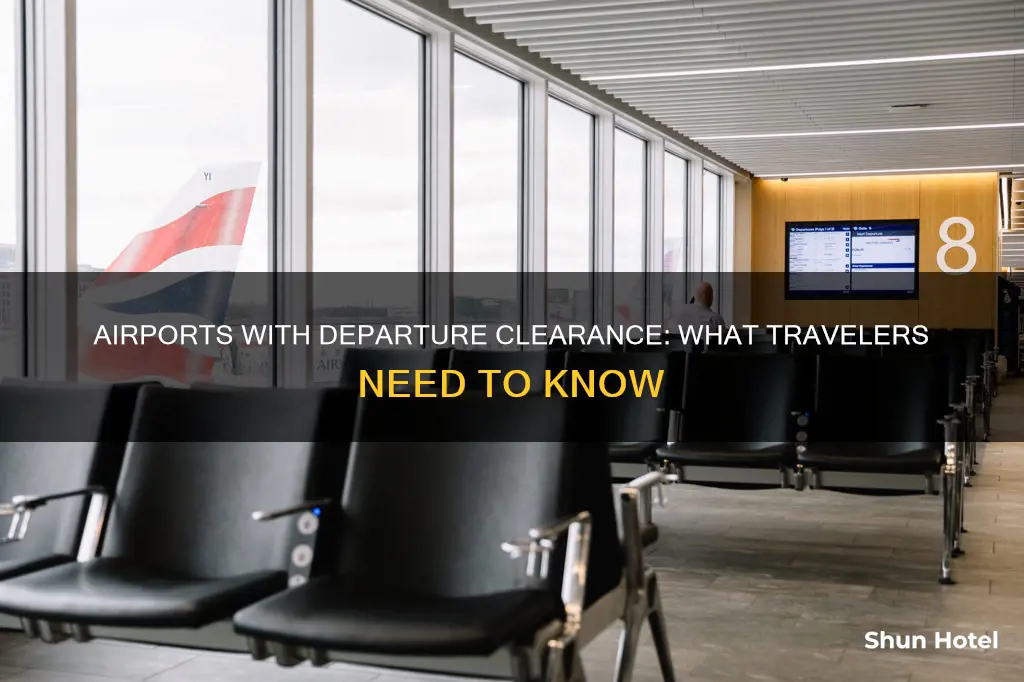 is departure allowed at all airports