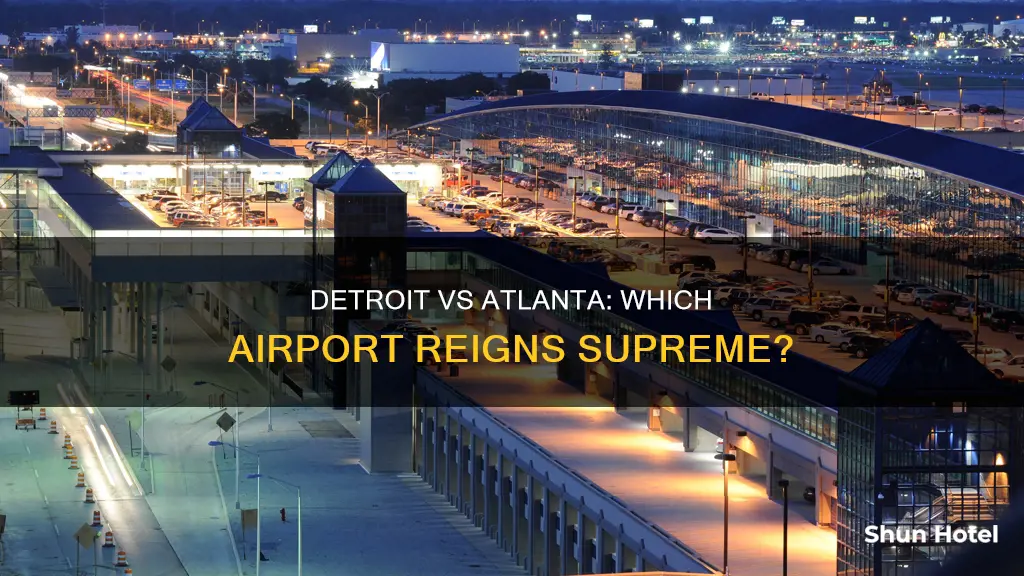 is detroit airport bigger than atlanta