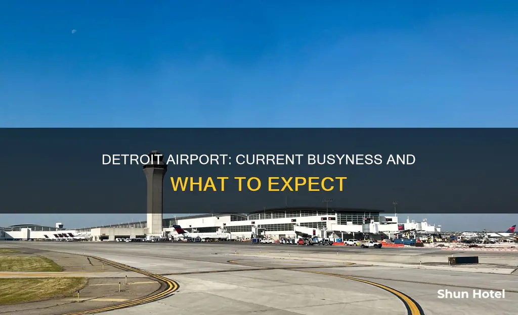 is detroit airport busy right now
