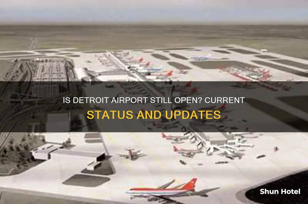 is detroit airport still open