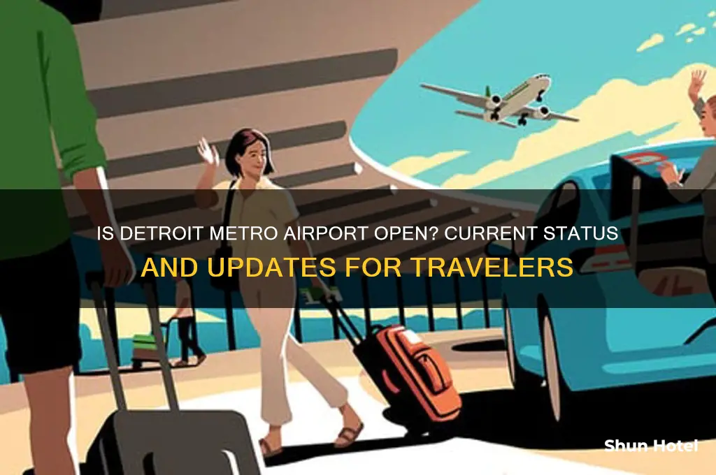 is detroit metro airport open