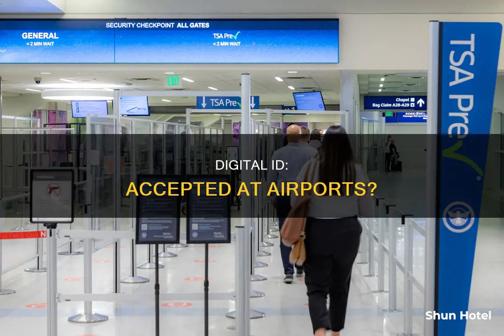 is digital id accepted at airport