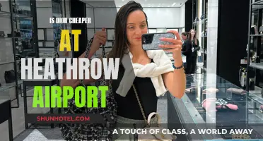 Dior at Heathrow: Cheaper or Expensive?