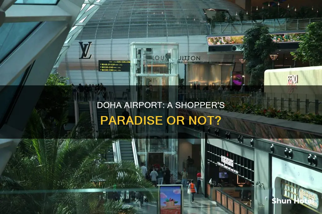 is doha airport good for shopping
