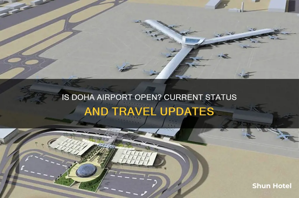 is doha airport open