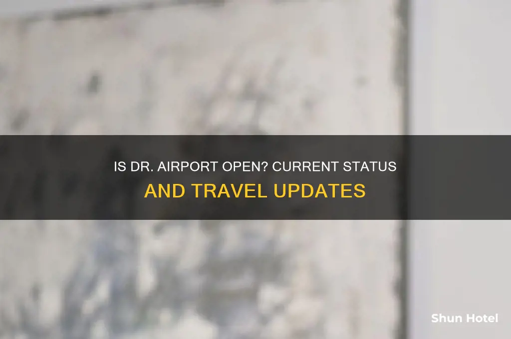 is dr airport open