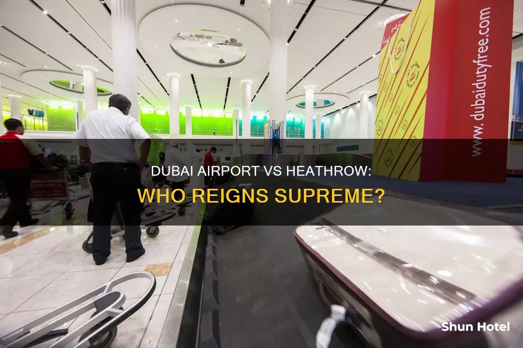 is dubai airport bigger than heathrow