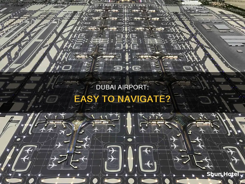 is dubai airport easy to navigate
