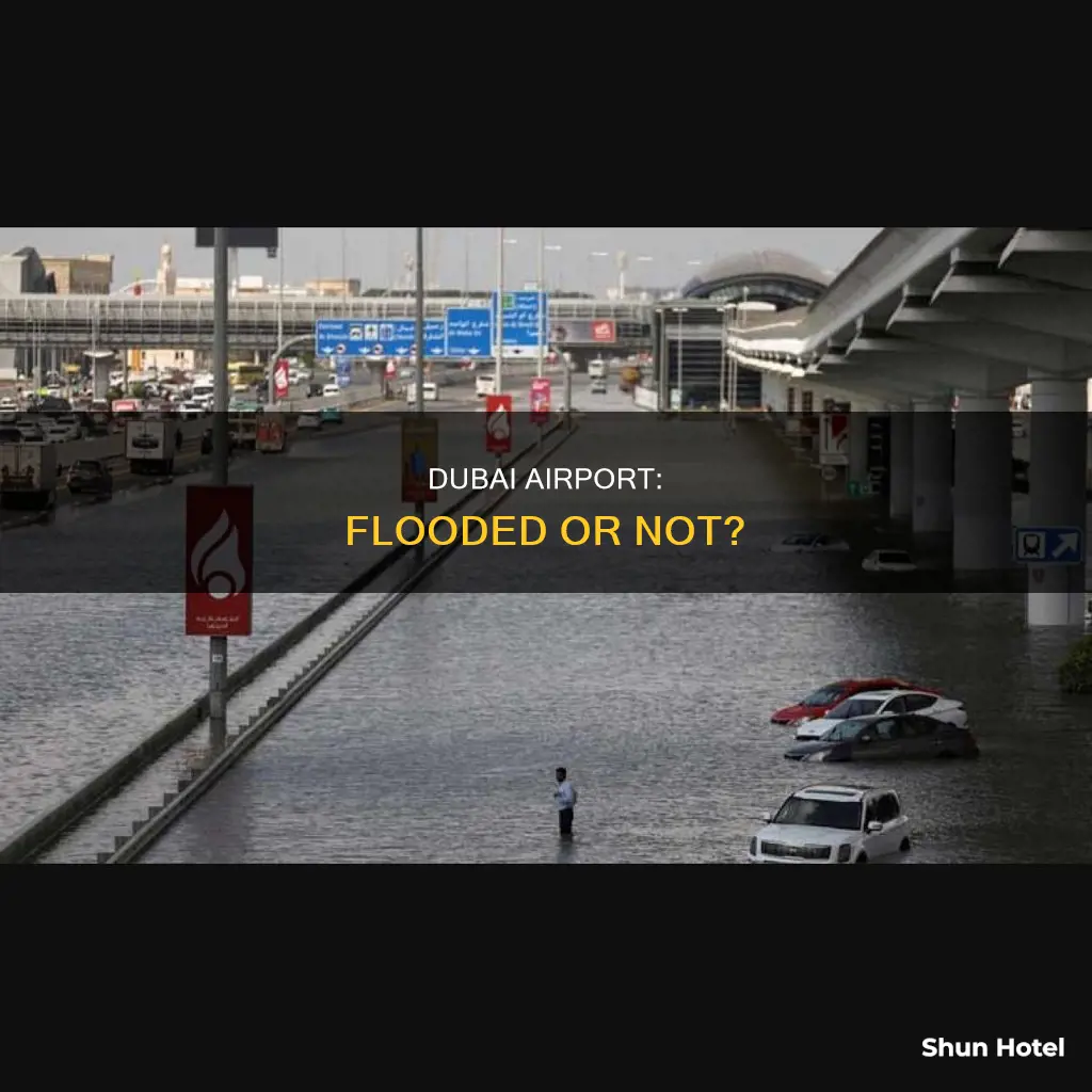 is dubai airport flooded right now